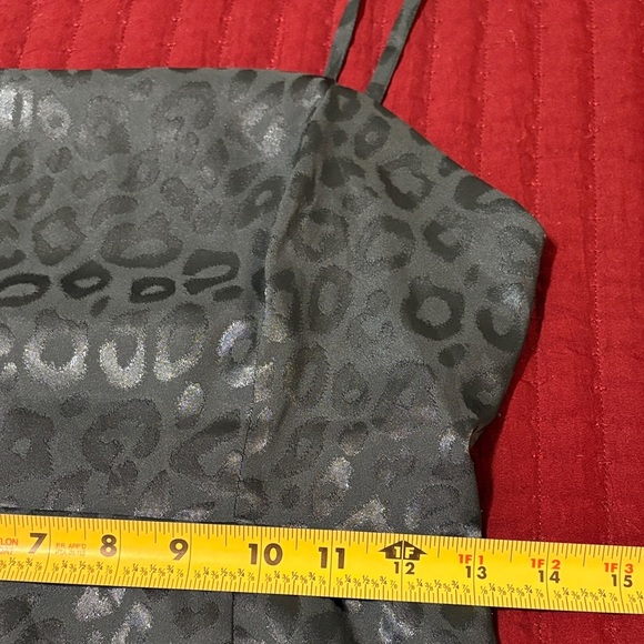 Altar’d State Teal Leopard Print Dress Size Small - Picture 10 of 10